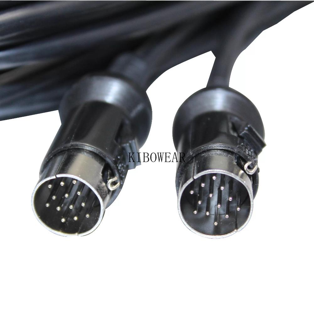 5M CD Changer Extension Cable connector for Kenwood Clarion 13pin Male-Male Rear Trunk wire KEN-MM5L MM10L MM20L MM30L