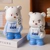 Уникальная копилка из смолы, поделка, подарок, копилка для денег, лучше всего тратить только внутри и снаружи, детский подарок, копилка, прочная