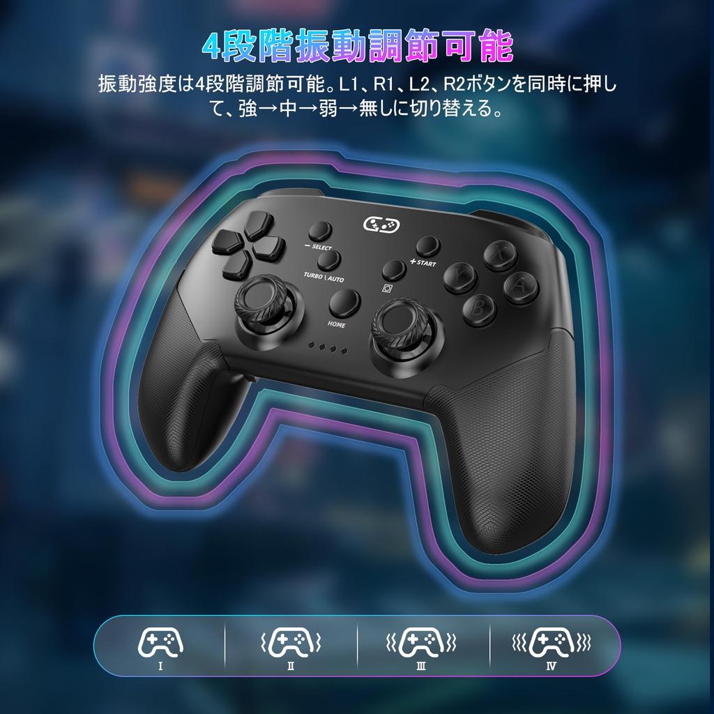 Контроллер 2024 Обновление Контроллер Sungale Switch Pro Автоматическое удержание огня с кнопкой «Назад» Функция макроса Bluetooth Беспроводное соединение Датчик гироскопа