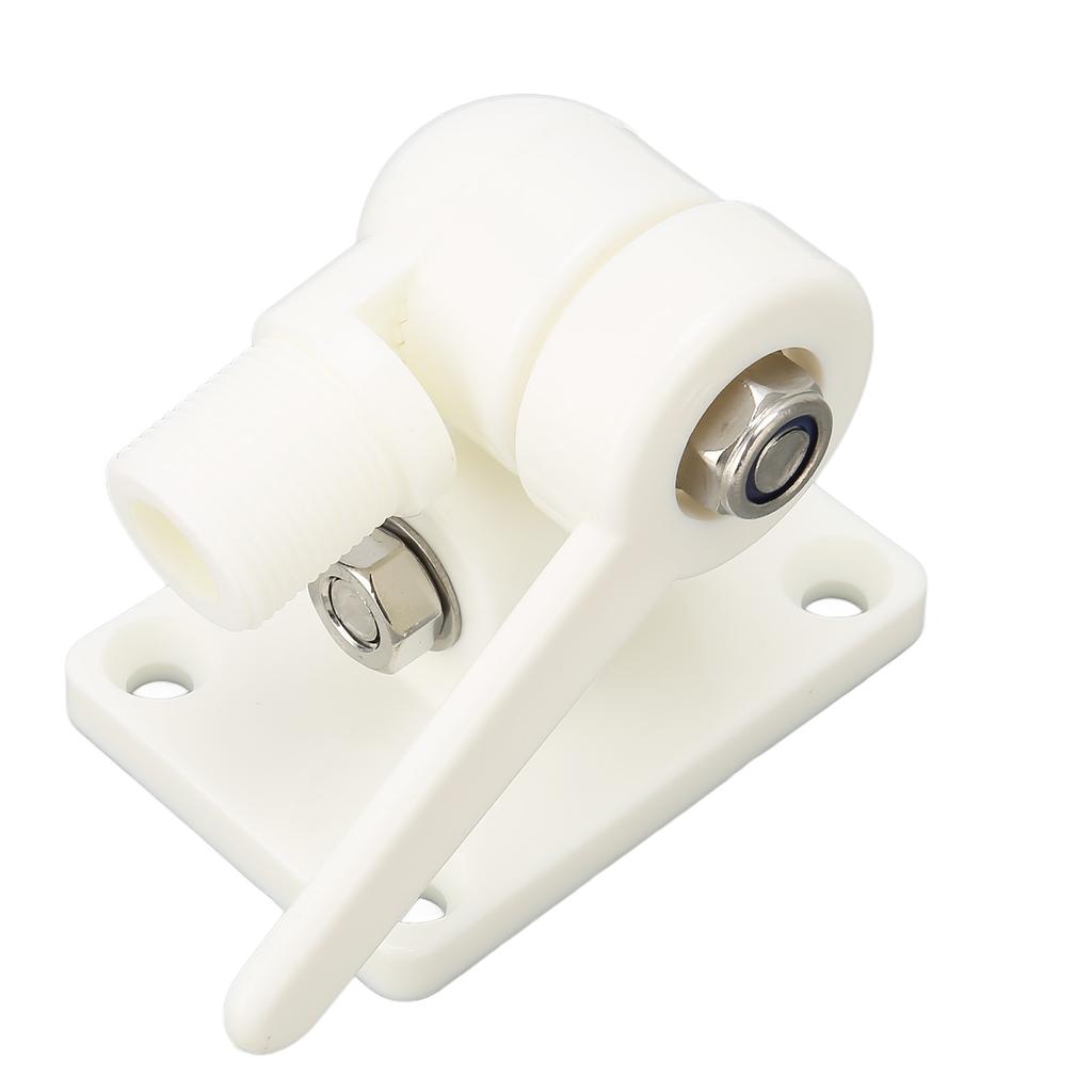 Ratchet Mount High Impact Ultra Strong Nylon Wide Applicability Marine Antenna Mount for Boats Antenna