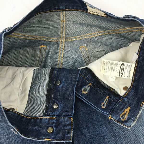 3301 G-STAR RAW Премиальные джинсы Деним Размер 30 Синие джинсы(ИСПОЛЬЗОВАЛ)