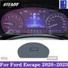 Для Ford Escape 2020-2023 Автомобильный интерьер Центральная консоль Прозрачная TPU Защитная пленка под покраску Антицарапающая наклейка LCD-экран PPF