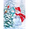 DIY Snowman 5D Diamond Painting Full Round Drill Christmas Gift Mosaic Diamond Embroidery Cross Stitch Kits Wall Art Home Decor
