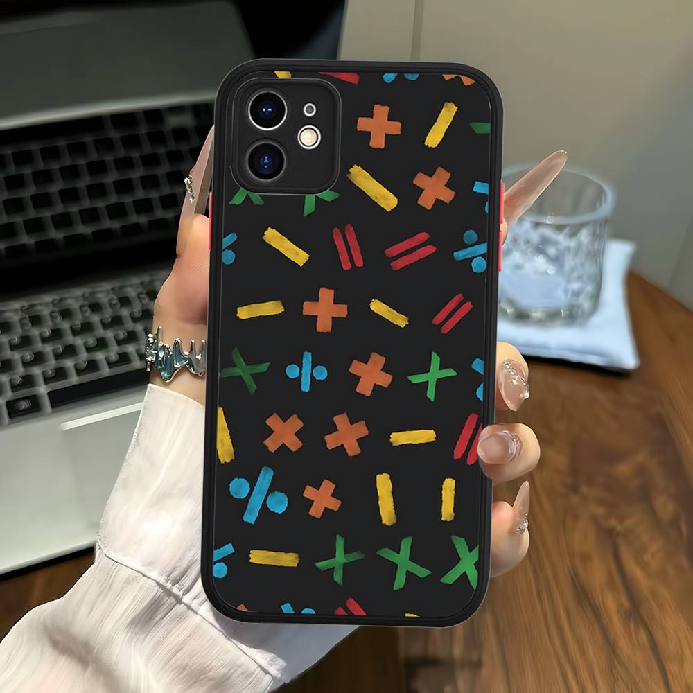 E-Ed Sheeran For IPhone 16 15 14 13 12 11 Pro Max X XS MAX Plus Translucent Black Phone Cover