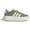 Adidas Grand Court Platform Comfortable Versatile Low-Top Lifestyle Casual Shoes Women Sneaker Green White IH2431