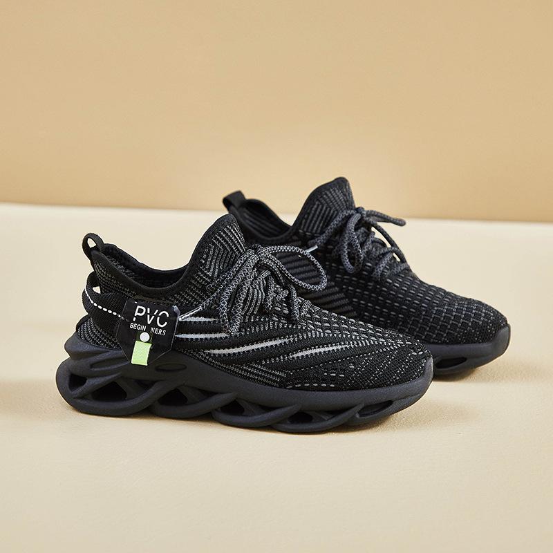 Парные стильные вязаные туфли Fly Knit, летняя новая студенческая спортивная обувь, дышащая повседневная обувь для бега