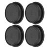 Camera Front Body Cap Rear Lens Cap Cover Set Compatible for Canon FD Mount Lens and Body