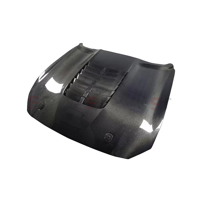 Ford Mustang GT500 Style Carbon Fiber Hood Front Kit