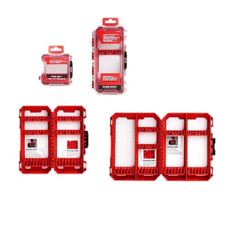 Кейс для хранения сверл Портативный кейс для сверл Водонепроницаемый Съемный держатель Хранение Прочный пластиковый кейс для хранения бит