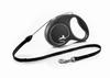 Retractable Leash - Flexi - FU12C5-251-S-SI - 5m - Black/Silver - For Dogs Up To 12kg
