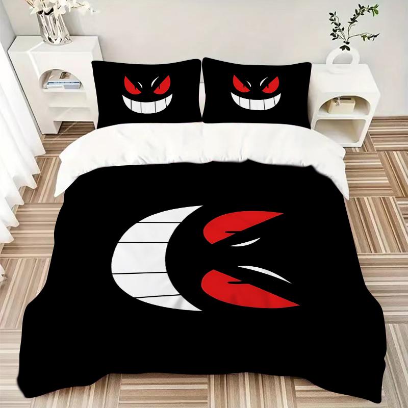 3Pcs Abstract Minimalist Bedding Set Soft Fabric Duvet Cover Pillowcases Home Christmas Xmas Halloween Gift 1 Duvet Cover 2 Pillowcase Y1854
