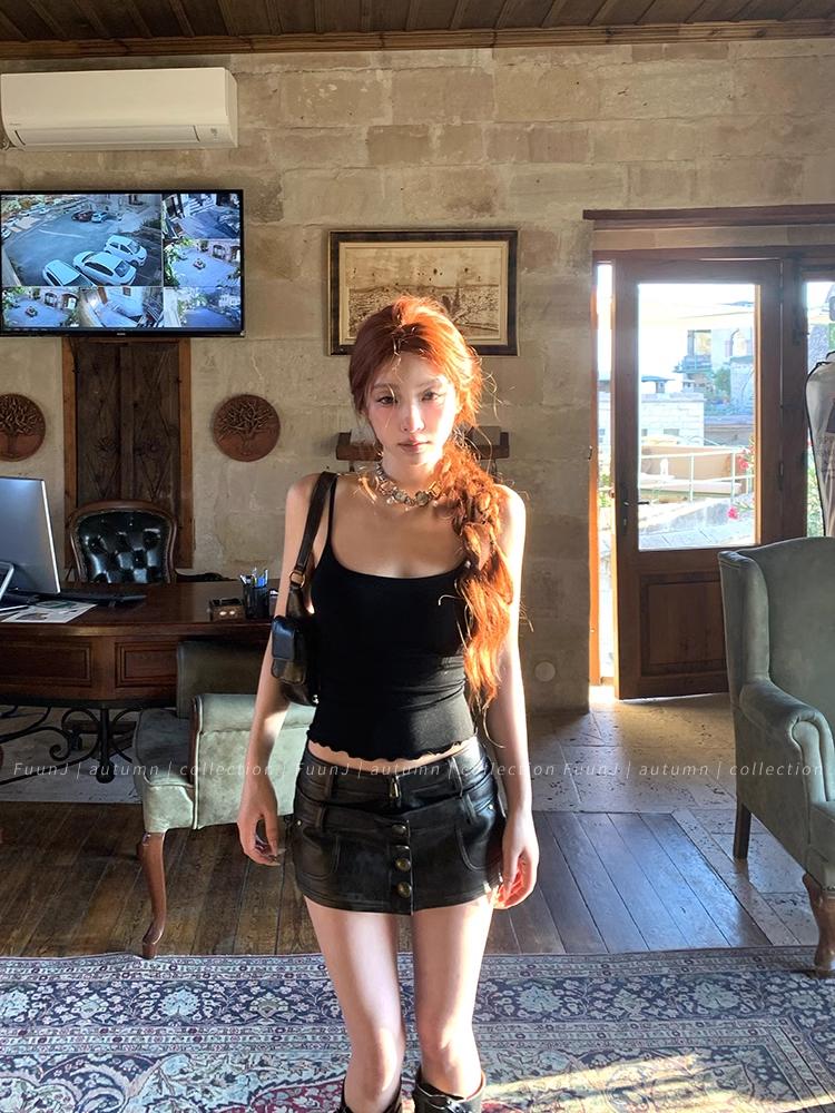 Сексуальная черная короткая юбка из искусственной кожи, женская осенне-зимняя обтягивающая готическая юбка с низкой талией, уличная мода, наряд для горячей девушки 2010 года