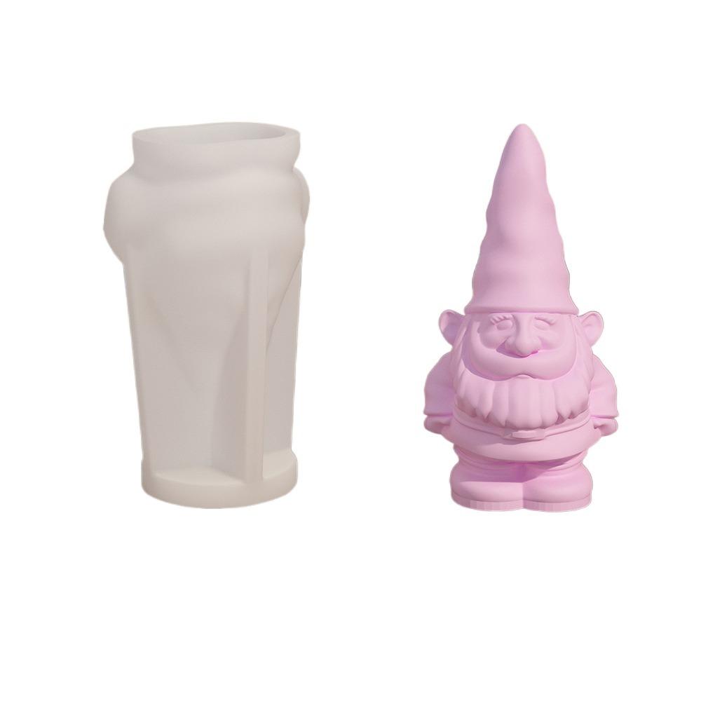 Товары для рукоделия Силиконовая форма для рождественских свечей DIY Гном Форма для мыла Творчество Ручная работа Гипсовая форма ручной работы