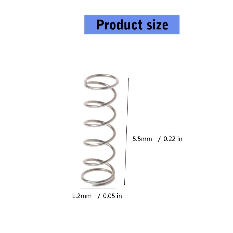 10 шт. Металлические пружины для мыши Пружины шкива колесика прокрутки Для G500 G502 G700S M705 MX1100 M950