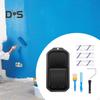 Microfiber Paint Rollers with Paint Tray Ergonomic Handle Design Multipurpose Easy To Use Small Roller Paint Brush Set