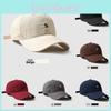 Baseball Simple Hat With Solid Color And Letter Embroidery Design For Daily