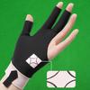 Нескользящая перчатка для бильярда для левой руки, нескользящая дышащая перчатка на три пальца, эластичные тренировочные перчатки для бильярда, фитнес-аксессуары
