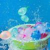 Наборы латексных шаров 10 дюймов для наполнения водяных шаров, связка водяных бомб, пляжные детские игрушки, 100 шт./пакет, набор шаров, украшения для вечеринки