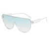 Vintage Semi-round Sunglasses Women Fashion Monoblock Outdoor Goggle Shades Ins Trending 2026 New Design UV400 Eyewear 86395