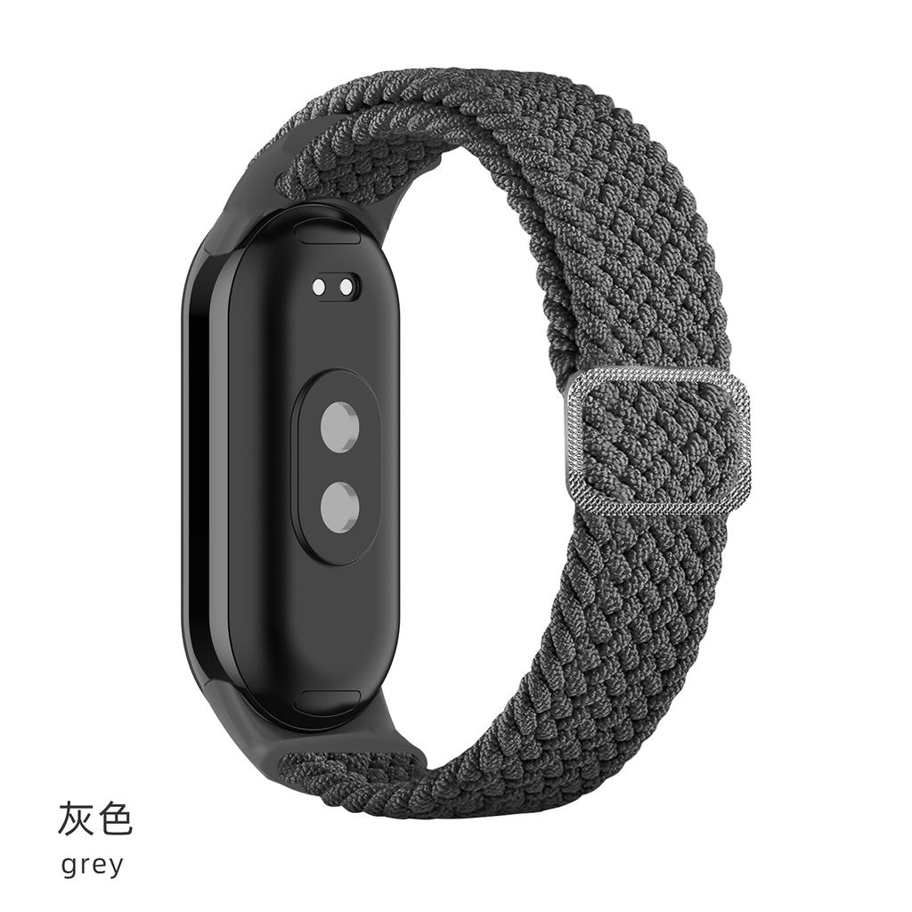 Ремешок для Xiaomi Mi Band 10 9 8 Эластичный плетеный Solo Loop Регулируемая пряжка Замена correa bracelet для Miband 4 3 5 6 7