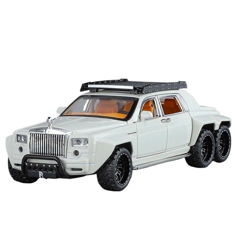 Литая модель автомобиля Rolls-Royce Phantom 6x6 Alloy Pickup 1/32 - Звук и свет в подарок