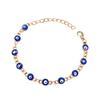 Evil Eye Bracelets Adjustable for Women Lucky Turkish Eye Jewelry Gifts Mini Evil Eye Clasp Bracelet Charming Exquisite