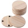 Round Coasters Burlywood Blank Wooden Coasters DIY Wood Kit  Crafts