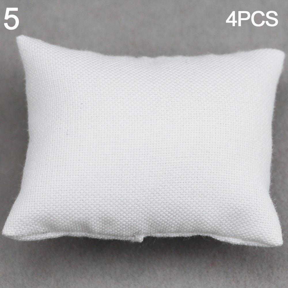 Simulation chair Wooden Table Doll House Decoration Dollhouse Sofa Cushion Table Furniture Toys