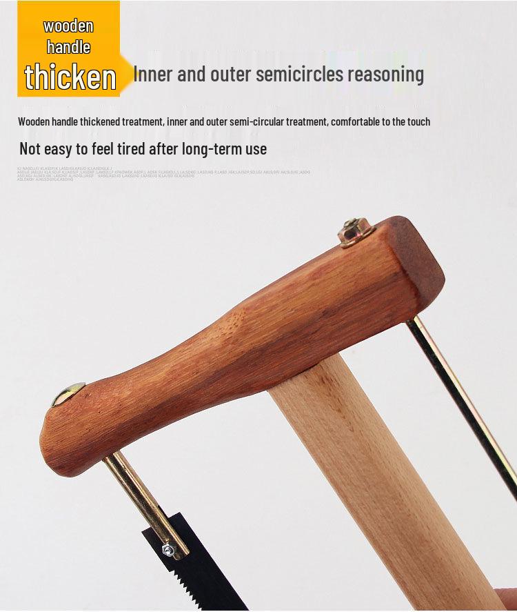 Винтажная бытовая уличная ручная пила для деревообработки - Старомодный инструмент рамная пила