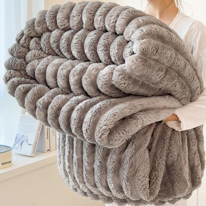 Winter Plush Elastic Fitted Sheet Double Bed Sheet Soft Warm Velvet Bedspread Mattress Cover Bed Linen Protector Twin Queen King