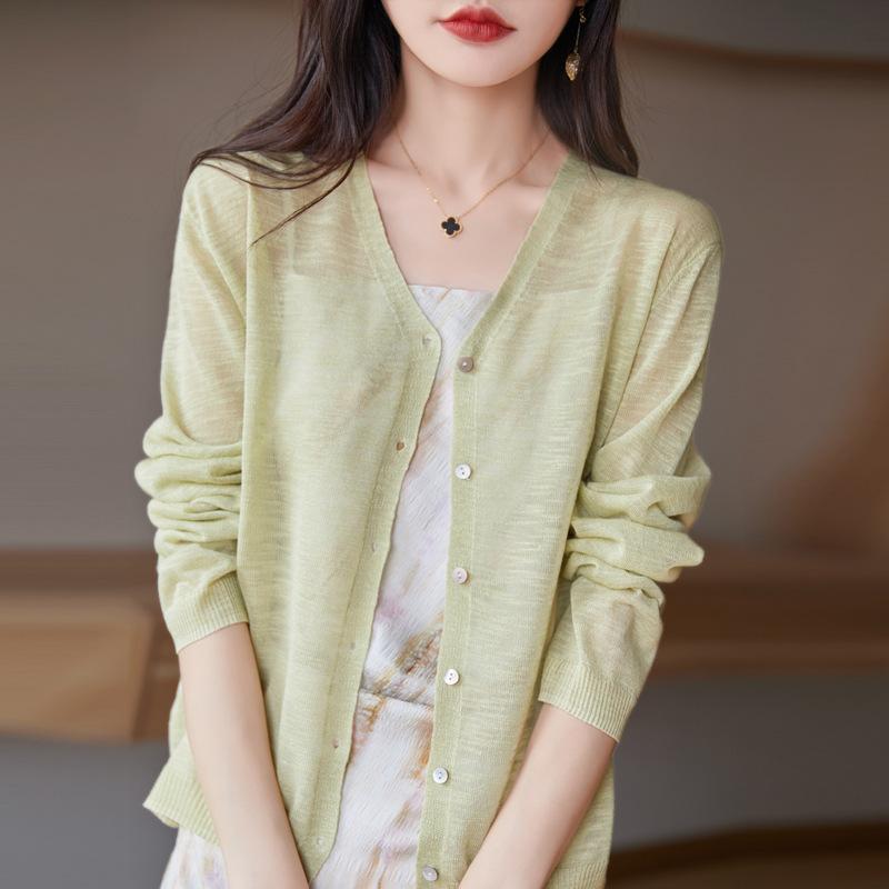 Стильный летний вязаный кардиган с превосходной защитой от солнца на любой случай