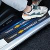AABHJ1 Carbon Fiber Car Sticker Auto Door Threshold Waterproof For Chevrolet Colorado Cruze Spark Captiva Malibu Trax Aveo Camaro