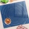 Decorative Glass Chopping and Serving Board with Abstract Circles 60x52 cm