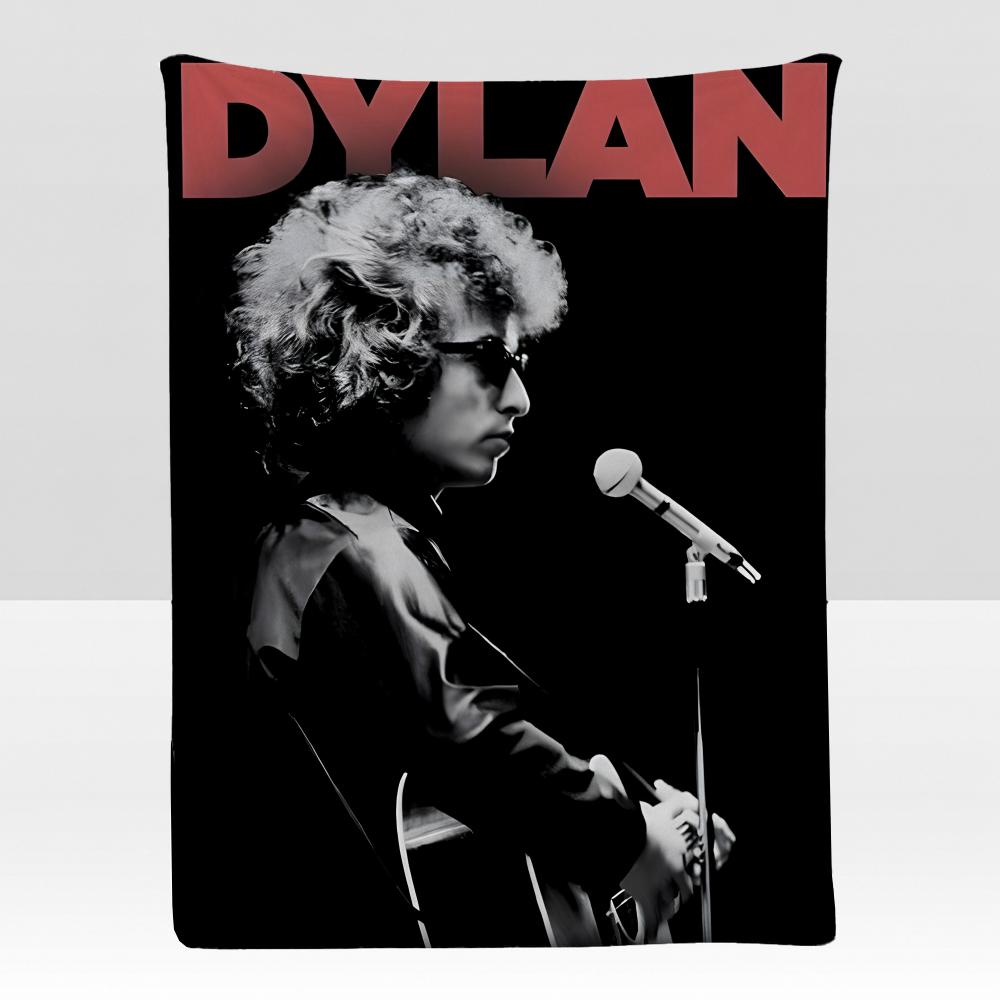 music BBob DDylan Throw Soft Flannel Blanket for Bed Bedroom Sofa Picnic Throw Skinfriendly Breathable Gift Cover