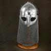 Шлем викинга с коваными деталями и кольчужной пластиной Fantasy Helmet Лучший подарок Домашний декор