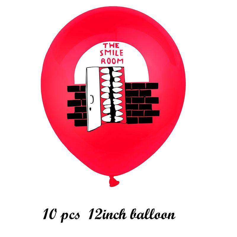 Сиреноголовый Мультяшный Кот Тема Ужасов Баннер из Воздушных Шаров Набор Топперов для Торта на День Рождения