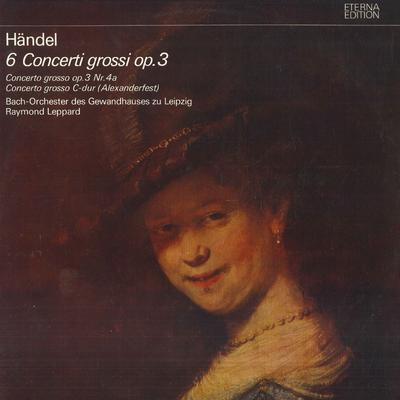 Виниловая пластинка RAYMOND LEPPARD BACH ORCHESTER DES Handel 6 Concerti Grossi Op3 82590001 ETERNA 1975 Германия Классическая Б/у