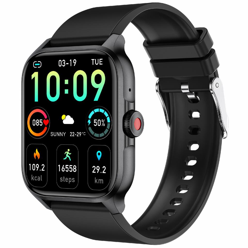 QX15 Чип Realtek 1,85-дюймовый TFT-экран Монитор кислорода в крови Совместимые с Bluetooth Смарт-часы