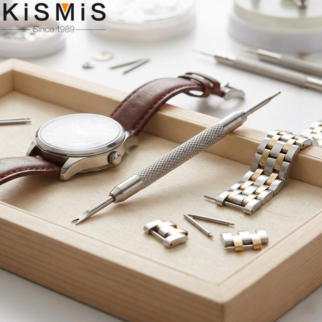 Metal Bracelet Spring Bar Remover Replacement Strap Watch Repair Tool Pin Opener Accessories