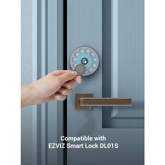 Бейджи RFID - EZVIZ - Карта близости CPU - Упаковка 4 шт. - Видеодомофон HP7 или замок DLS01