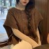 Korean Style Autumn Fashion Loose Twist Knit Vest Women's Sweater Vest