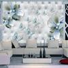 Синий цветок 3d обои бабочка мягкая упаковка фрески современный простой гостиная спальня домашний декор настенные фрески