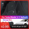 Автомобильная наклейка для Model 3 Highland Model Y Боковой ящик для хранения Верхний контейнер для хранения в багажнике Аксессуары Инструменты Модификация Ca