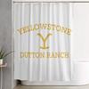 Yllowstone Dtton Ranch Шторка для душа Ванная комната Полиэстер Водонепроницаемые Занавески для ванной с крючками