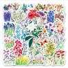 10/30/50PCS Plants Fresh Flowers Graffiti Luggage Luggage Notebook Handbook Decoration Waterproof Sticker Toy