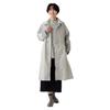 Afternoon Tea Living Stand Collar Raincoat Raincoat/Poncho JK16, Gray,