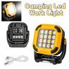 Super Bright Camping Led Work Light Compact Portable Mini Camping Light USB Rechargeable Cordless Outdoor Emergency Lantern