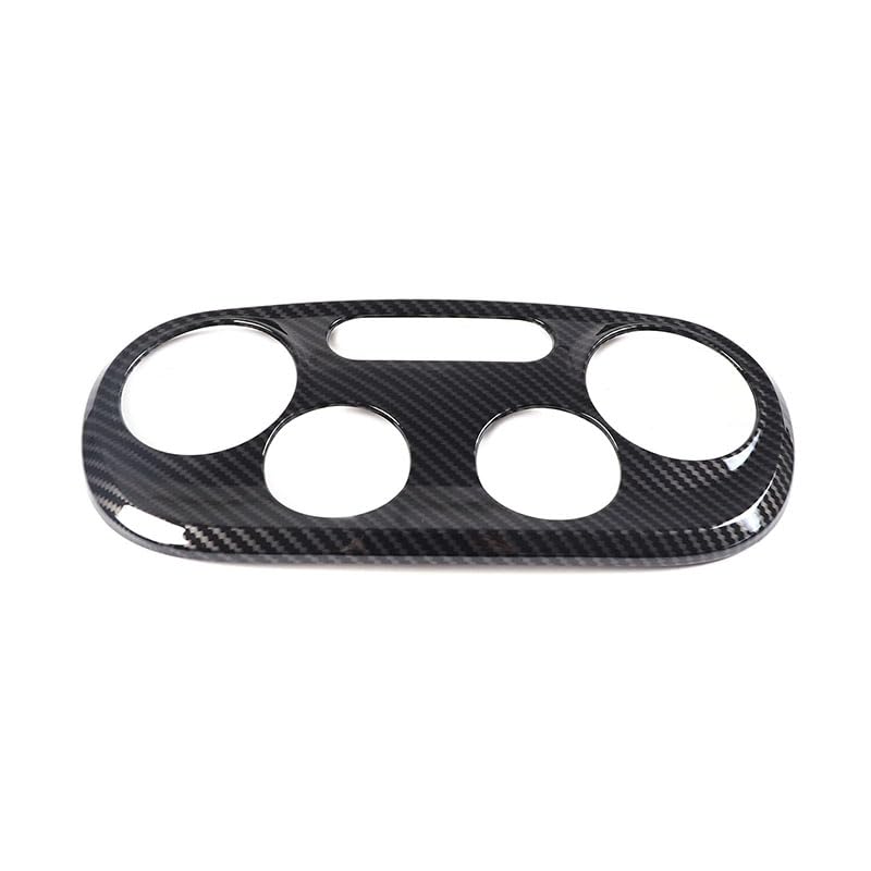 Hcilloend Air Conditioning Switch Panel Cover for New Fiat 500 Air Vent Switch Car Vent Switch Made of Easy Interior Custom Car Supplies Fiber