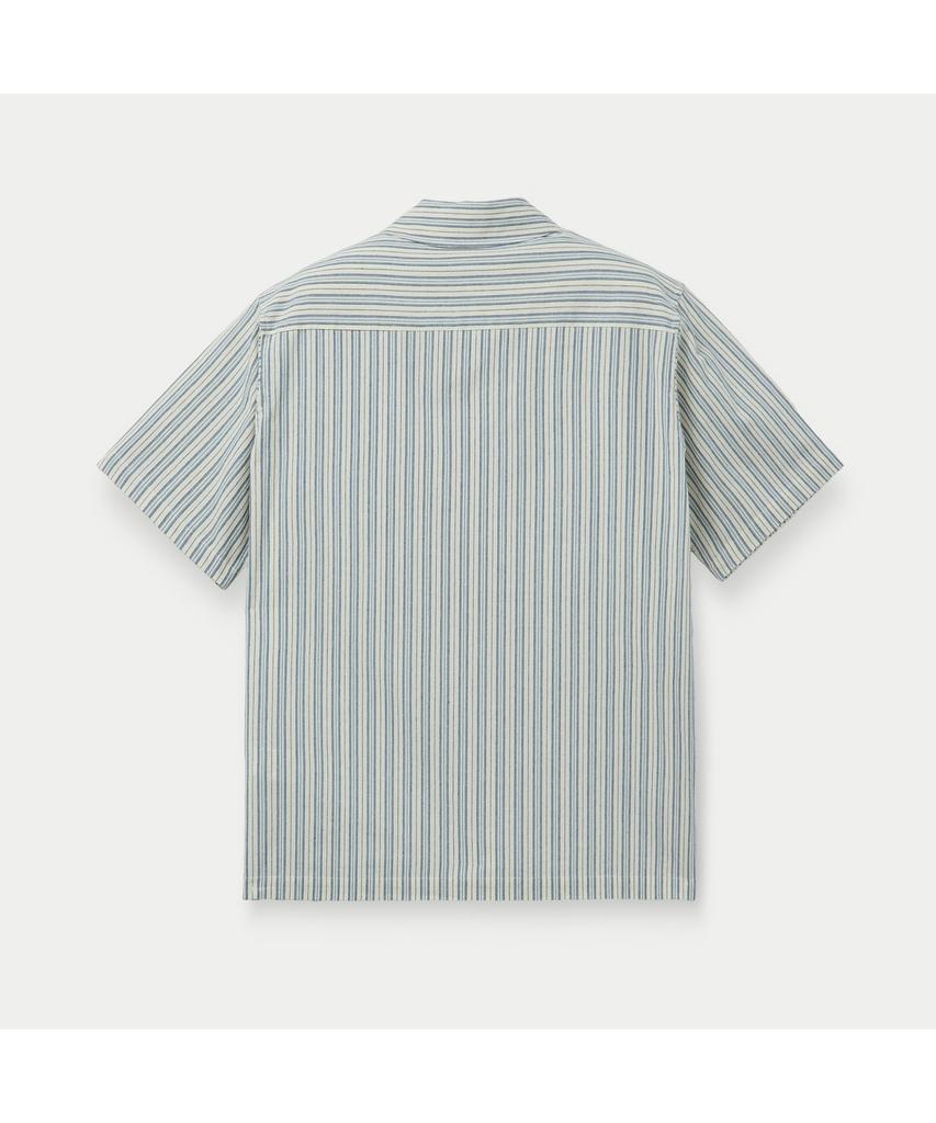 Silijeu Woodbird Wbbanks Striped Linen Shirt Sosfm26702Bul