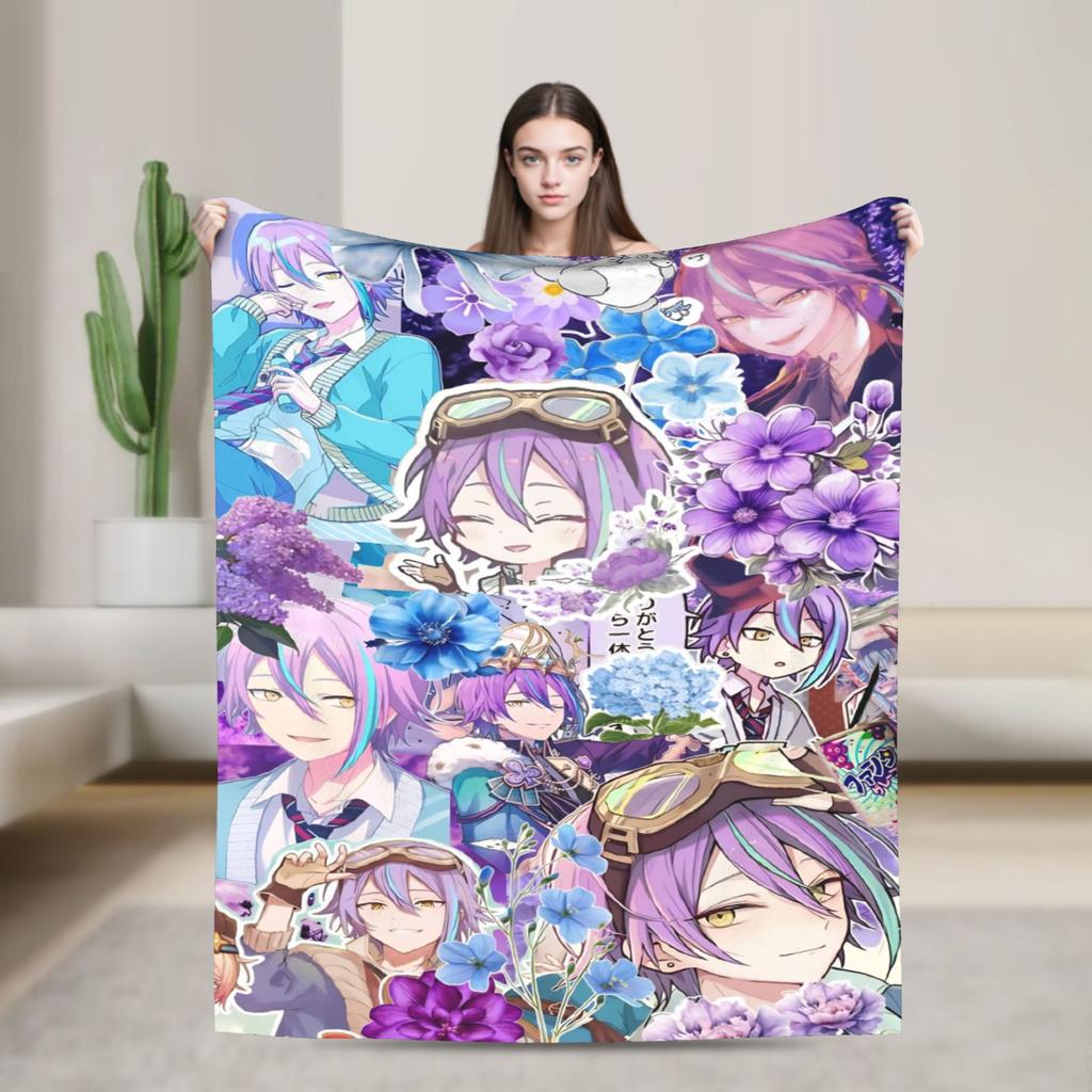 Rui Kamishiro Blanket Cover Singer Anime Fleece Throw Blankets Bedding Couch Decoration Soft Warm Bedspread